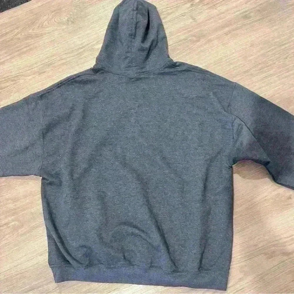 GREY BLUE HOODIE 2XL GROOM  SQUAD WARM COMFY GILDAN XXL - Picture 6 of 6
